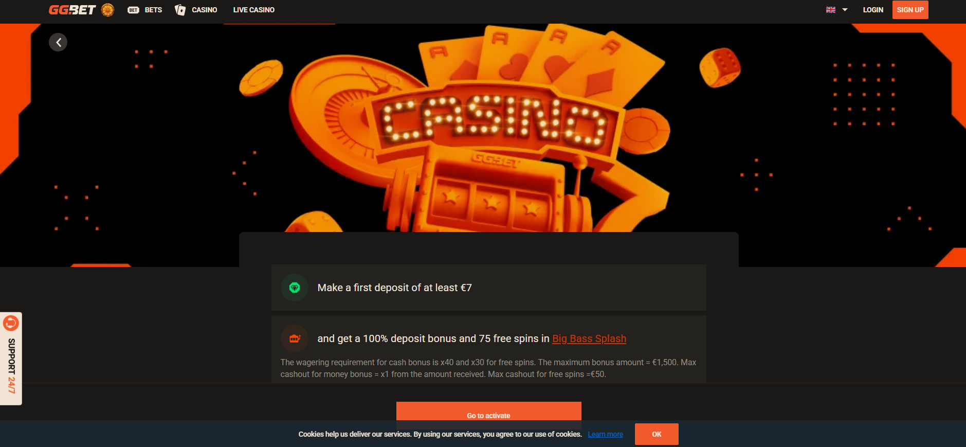 GGBet Deposit